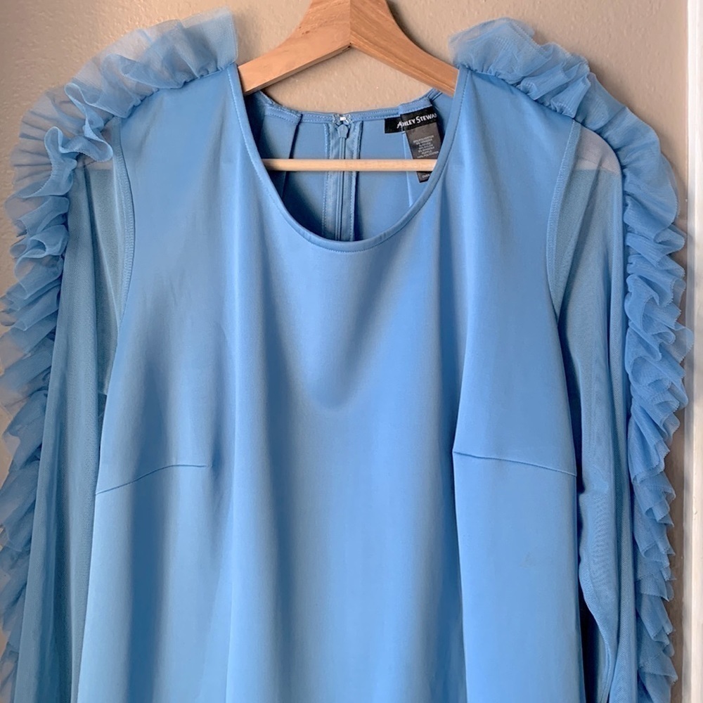 ASHLEY STEWART Altered Ruffle Sleeve Dress